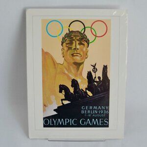 Berlin Germany 1939 Vintage Olympics Poster 16 x 12"